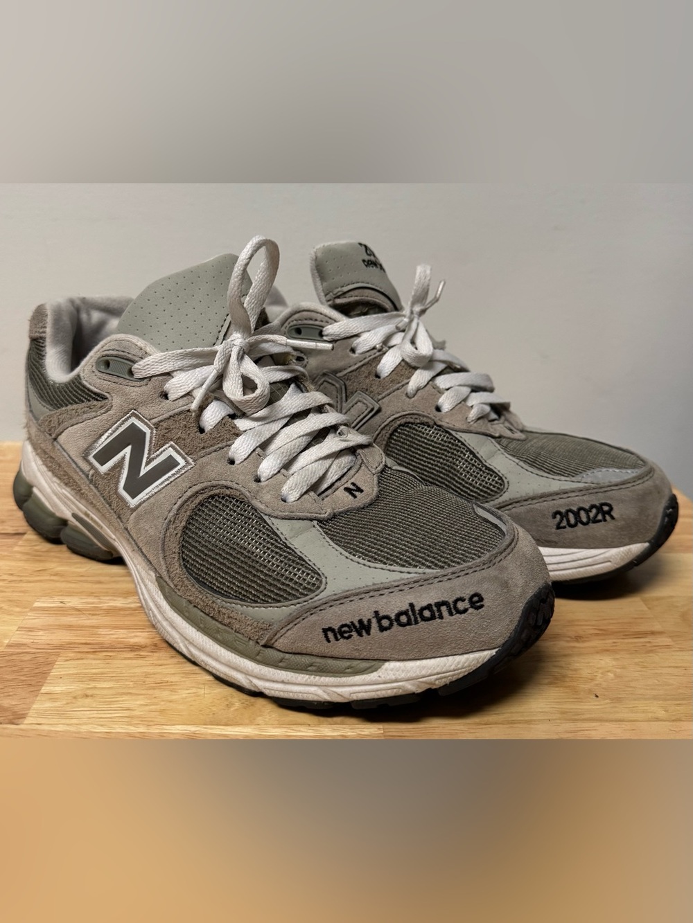 New Balance Men's 2002R Sneakers in Gray and White